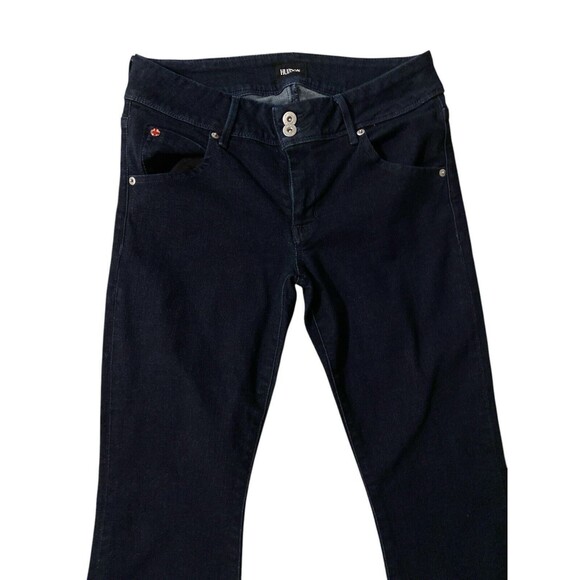 HUDSON Blue Jean Denim Size 28 Dark Blue Flap Pocket UK Flag‎ - Picture 3 of 9